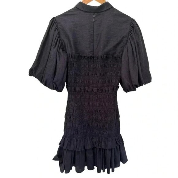 Acler Edna Linen-Blend Mini Dress sz 4 - Picture 10 of 16